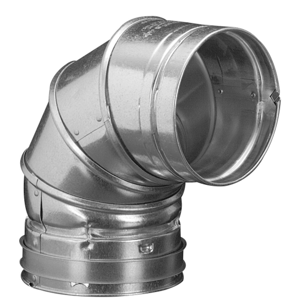 Air-Jet Type "B" Gas Vent 5-Inch 90 degree Adjustable Elbow 