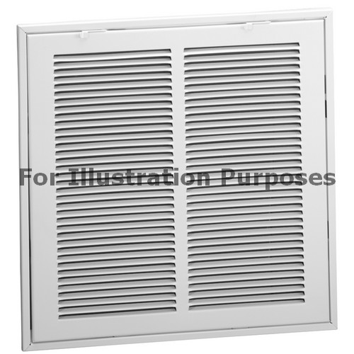 White Return Air Filter Grille 24" x 20" AllSteel construction 1/3" >>LIMITED STOCK CLEARANCE ITEM