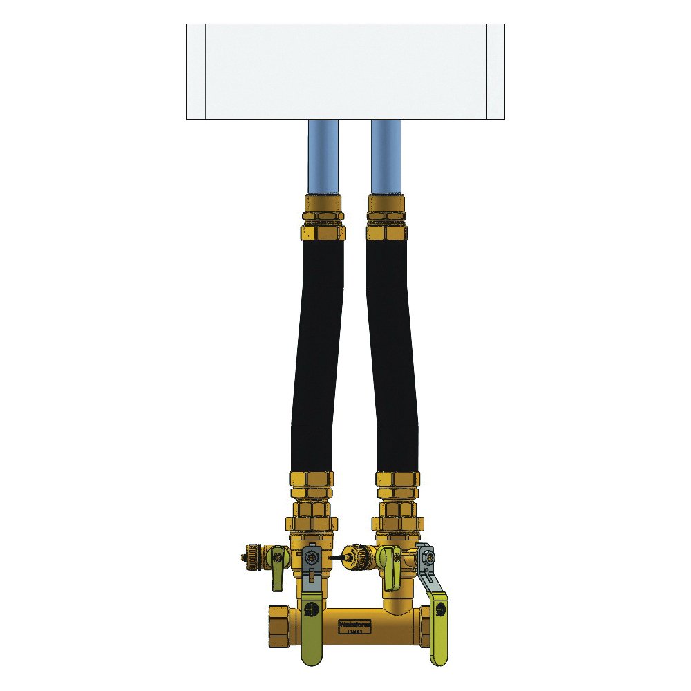 Near Boiler Manifold & Piping Kit 1" FPT x 14" 4FK4WIF